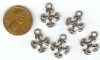 5 16mm Antique Silver Cross Pendants 